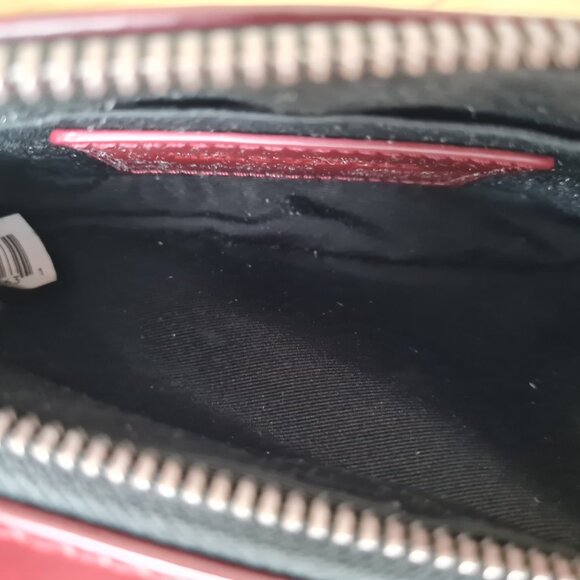 Marc Jacobs Snapshot DTM Crossbody Wine Burgundy Red Leather Camera Bag Oxblood - Picture 10 of 12